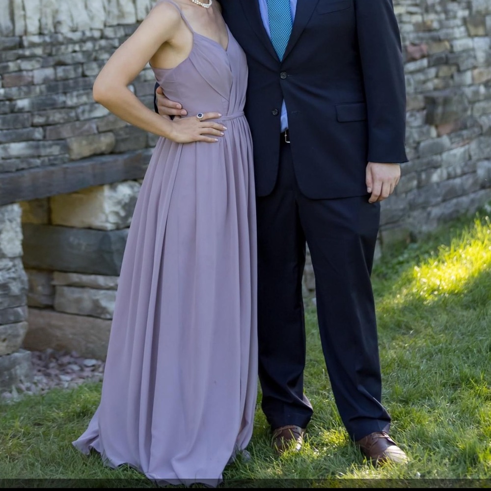 Azazie Cora Chiffon Bridesmaid Dress (Dusk)